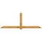 Ekena Millwork Eugene Rough Sawn Timber Gable Bracket, Western Red Cedar, 108"W x 40"H x 2"D x 6"F, 9/12 Pitch GBW108X40X0206EUG00RWR - alternate 1